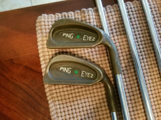 PING Eye2 BeCopper Set 1 - LW (12 clubs) Matching 4 digit serial numbers RARE 2