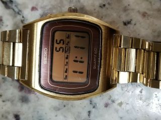 men ' s rare vintage Seiko 0139 Dual zone digital watch all functions fine. 3