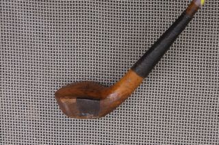 Antique Vintage Hickory Wood Shaft Splice Neck Mcewan Transitional Driver