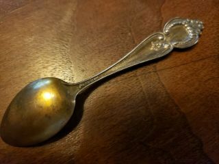 Set of 6 Antique or Vintage MECHANICS Sterling Silver Demitasse Spoons - Mono ' d F 4