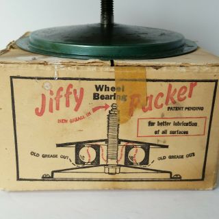 Vintage Jiffy Packer Wheel Bearing Grease Packer Brasscott Corp 74 - 228 3