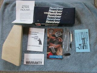Vintage Smith Wesson Model 63 Box W/ Instructions Paper Cleaning Kit Screwdriver