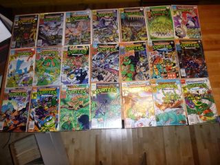 Tmnt Ninja Turtles Archie Comics Full Run 1 - 72 Full Mighty Mutanimals Rare Set