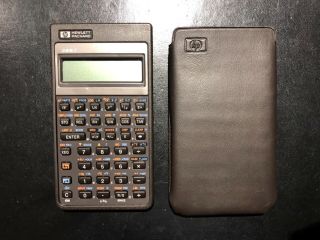 Vintage Hp 32sii Scientific Calculator W/ Sleeve