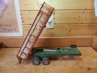 Vintage Pressed Steel Buddy L Hydraulic Semi Trailer