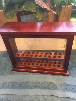 Vintage Levenger Wood Pen Collector Case Display