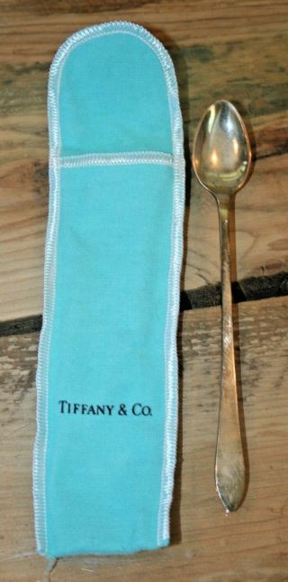 Vintage Tiffany & Co.  Makers Sterling Silver Baby Child Spoon