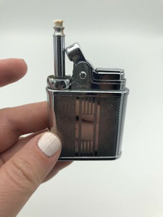 Eddy Coronet Lighter Chrome Pocket Lighter Collectible Vintage Antique Wow
