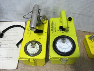 Vintage Civil Defense CD - 777 - 1 Shelter Radiation Kit W/ OCDM V - 700 V - 715 V - 750 5