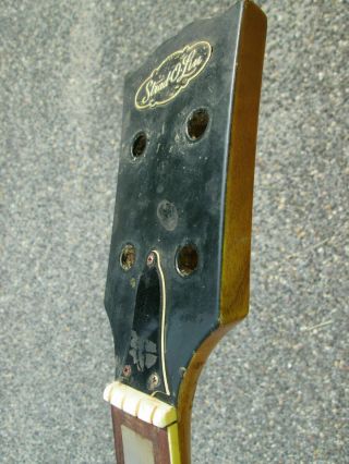 Vintage ' 60s Strad - O - Lin TEISCO KENT Bass Guitar Neck 30 