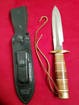 SOG Knives SCUBA/DEMO Knife & seki Japan made RARE 11