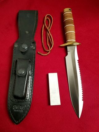 Sog Knives Scuba/demo Knife & Seki Japan Made Rare