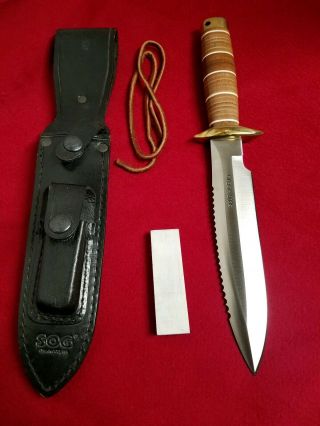 SOG Knives SCUBA/DEMO Knife & seki Japan made RARE 2