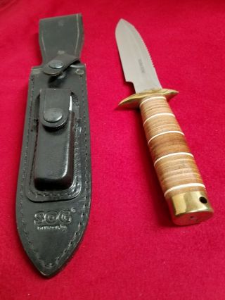 SOG Knives SCUBA/DEMO Knife & seki Japan made RARE 4
