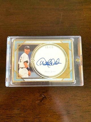 2018 Topps Transcendent Tca - Dj Derek Jeter Gold - Framed Auto 8/25 Rare