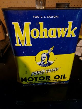 Vintage Mohawk Oil Can