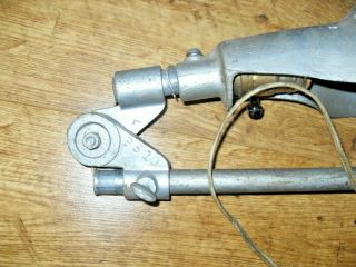 Vintage Machinist Workbench Lamp Articulating Arm Industrial Shop Light 2