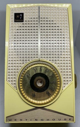 Vintage Westinghouse 7 Transistor Portable Radio