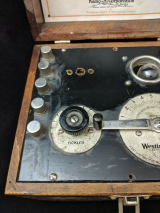 Vintage 1920s Westinghouse Radio Apparatus Aeriola Sr Receiver 4