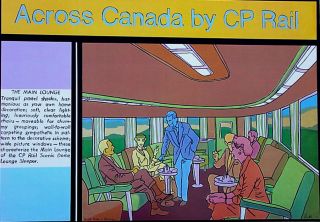 Charles Pachter•across Canada By Cp Rail•1970 