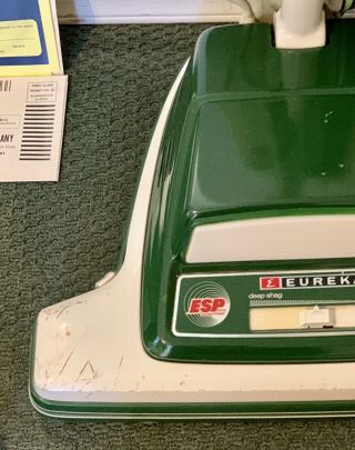 Vintage Eureka ESP Vacuum Model 4036 - A Green 1980 ' s - WOW 3