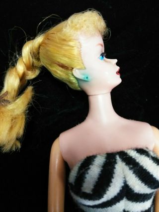Vintage 5 Blonde Ponytail Barbie Doll Hair All 4