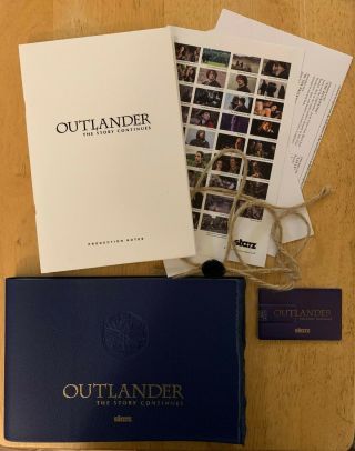 Starz Outlander " The Story Continues " Rare Press Kit - Season 1 Sam Heughan
