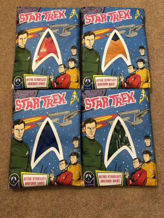Anovos Star Trek Animated Shore Leave Tunic Shirt Complete Set,  Extremely Rare