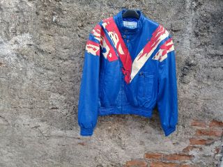 Vintage 90s Yokohama Marinos Nissan Fc Kadoya Leather Jacket Size Ll