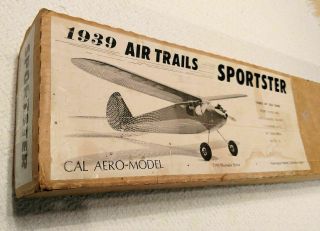 1939 Air Trails Sportster,  Model Airplane Kit,  Vintage