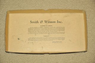 Vintage Smith and Wesson Model 52.  38 Master Pistol Box and papers 5