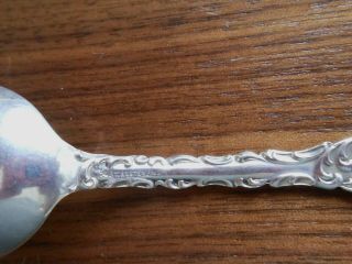 Antique Sterling Silver Teaspoons - Set of 6 - 1890s - 93.  7 gr - Mono - 3