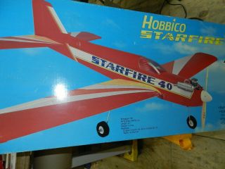 Hobbico Starfire 40 Awarf R/c Airplane Kit Vintage