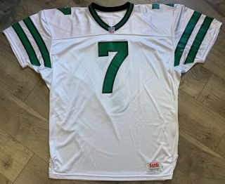 Vtg Boomer Esiason York Jets Sand Knit Authentic Jersey 48 XL NFL 90s Signed 2