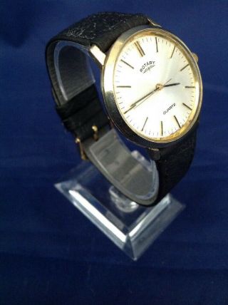Vintage Gents Rotary Quartz Watch.  Rare Ricoh 590 Movement. 2