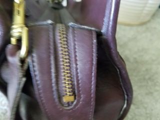 Vintage COACH 9995 X - large Brown Leather Tote Shopper Cross - body Bag USA 6