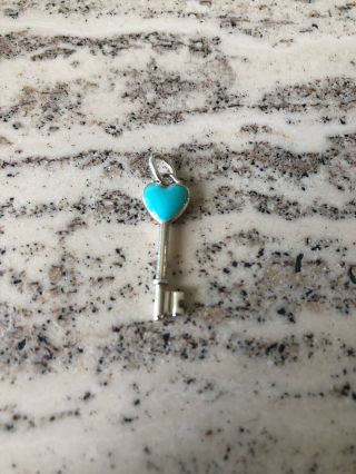 Tiffany’s - Heart Key Pendant - Sterling Silver 925