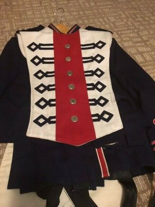 Vintage H.  S.  Marching Band Full Uniform Costume Halloween