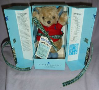 Ltd Ed.  Merrythought Fastest Bear - Mr.  Whoppit - Mib - Mascot - Donald Campbell