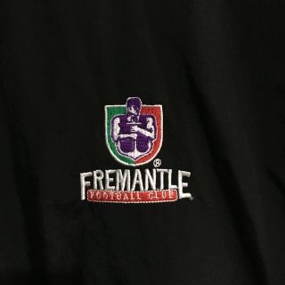Fremantle Dockers Vintage Logo AFL Football Jacket Removable Hood Mens Large 5
