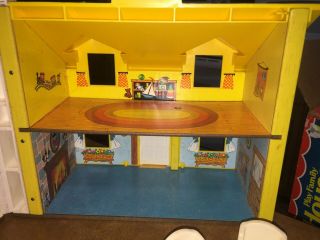 Fisher Price LITTLE PEOPLE PLAY FAMILY YELLOW HOUSE 952 100,  BOX VINTAGE TOY 6