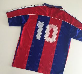 Romario Barcelona Fc 1992/95 Home Football Shirt L Soccer Jersey Kappa Vintage