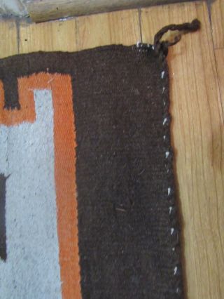 Vintage Navajo Rug 28 x 60 