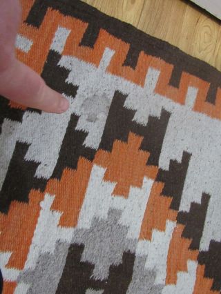 Vintage Navajo Rug 28 x 60 