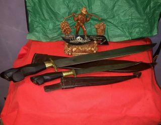 Vintage Filipino Bolo Sword & Filipino Knife Espada Y Daga Pairing Fma