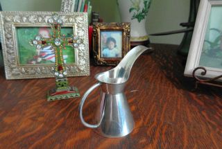 Vintage Sanborns Mexico Sterling Silver Mid - Century Modern Small Pitcher 113 gr 3