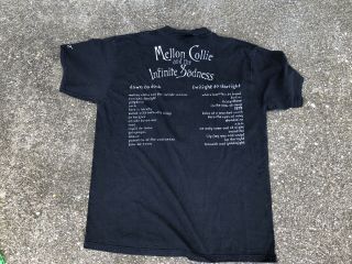 VTG 90s SMASHING PUMPKINS Mellon Collie Infinite Sadness Tour T Shirt Concert XL 3