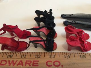 Rare Vintage Fashion Doll High Heels Group With Stockings