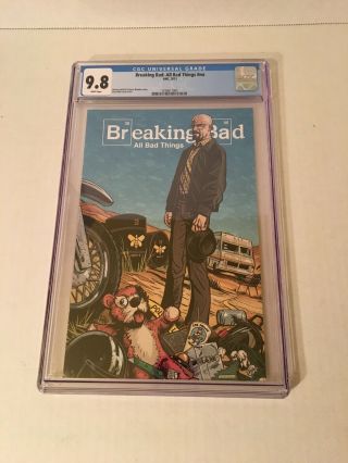 Breaking Bad Promotional Comic Book Cgc 9.  8 Very Rare 500 Made Heisenburg Saul