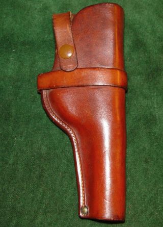 Vintage H.  H.  Heiser 422 Holster Fits Luger,  Hi - Standard Or Similar Automatic